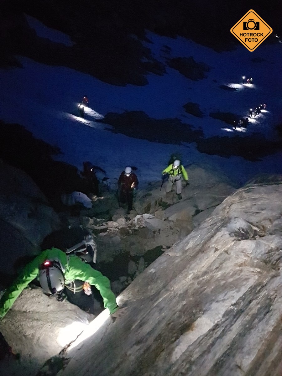 Noční výstup na Gran Paradiso