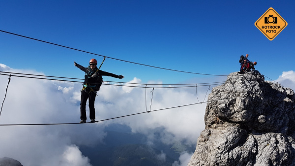 Lanový most je hračka :). Foto: HOTROCK.cz Lanový most je hračka :). Foto: HOTROCK.cz