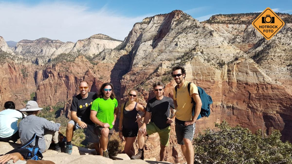Angels Landing Trail. Foto: HOTROCK.cz Angels Landing Trail. Foto: HOTROCK.cz