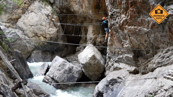 Via ferratu ÖTK – Klettersteig Pirknerklamm.